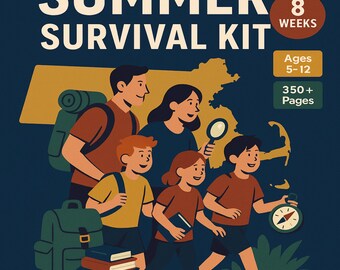 Massachusetts Summer Learning Kit: Family Activities, Ages 5-12 (Digital Download)