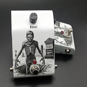 Booster Guitar Effect Pedal. Clean and Gain Boost. Analog True Bypass Hand Made Pedal