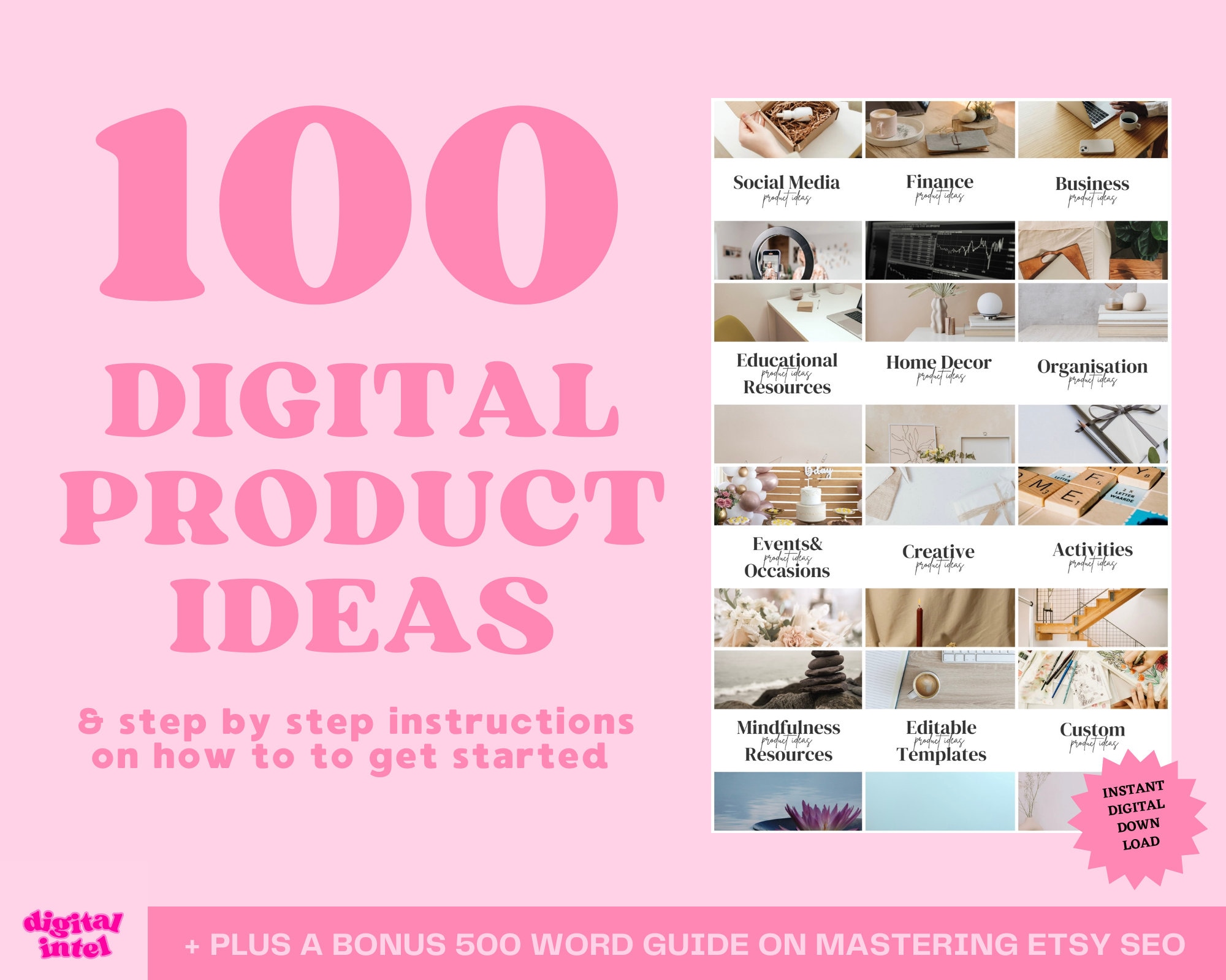 100 Digital Product Ideas to Sell on Etsy | Earn Passive Income in 2023 ...