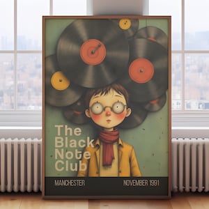 Vinyl records Music Poster, Vintage music Poster, records print, retro music print, record player print, music lover gift, vintage music