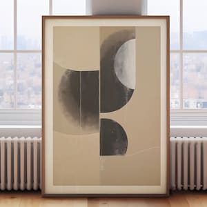 Modern neutral wall art, neutral abstract art, organic abstract print, textured look painting, neutral modern painting, modern decor