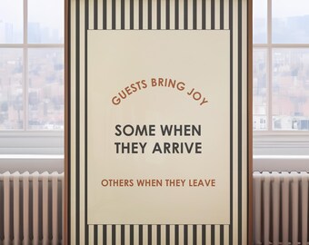 Funny entryway print, hallway wall art, fun entrance poster