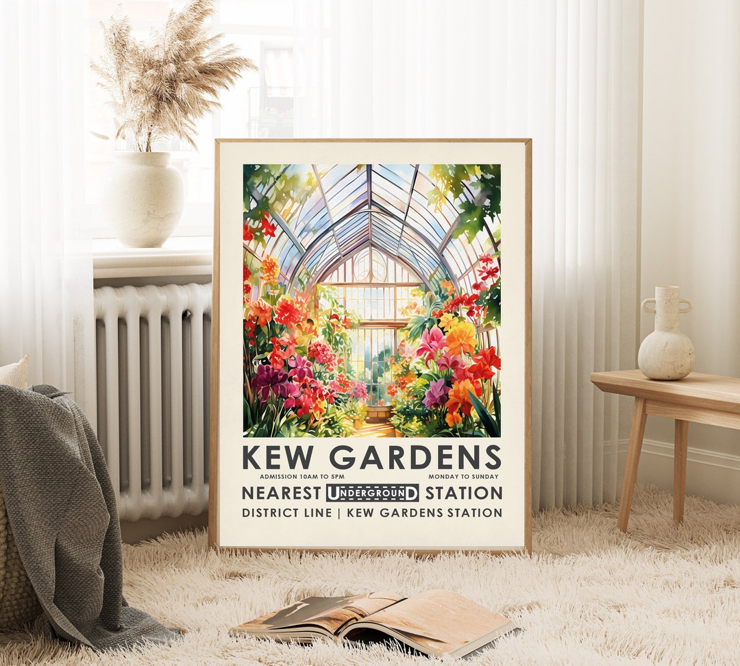 Photo inspiration: Fresh Look at Kew Gardens Print London Print Vintage Botanical Gardens Print William