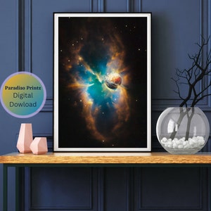 The Cosmic Eruption | Kaleidoscope of Colors | Beautiful Symphony of Color Of Universe Depiction | Space Art