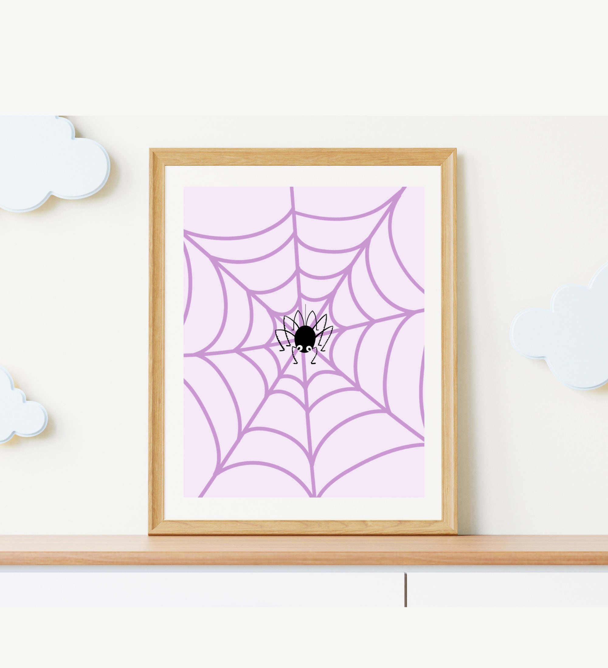 Pastel Halloween Printable Set of 4 Prints Ghost and Pumpkin - Etsy