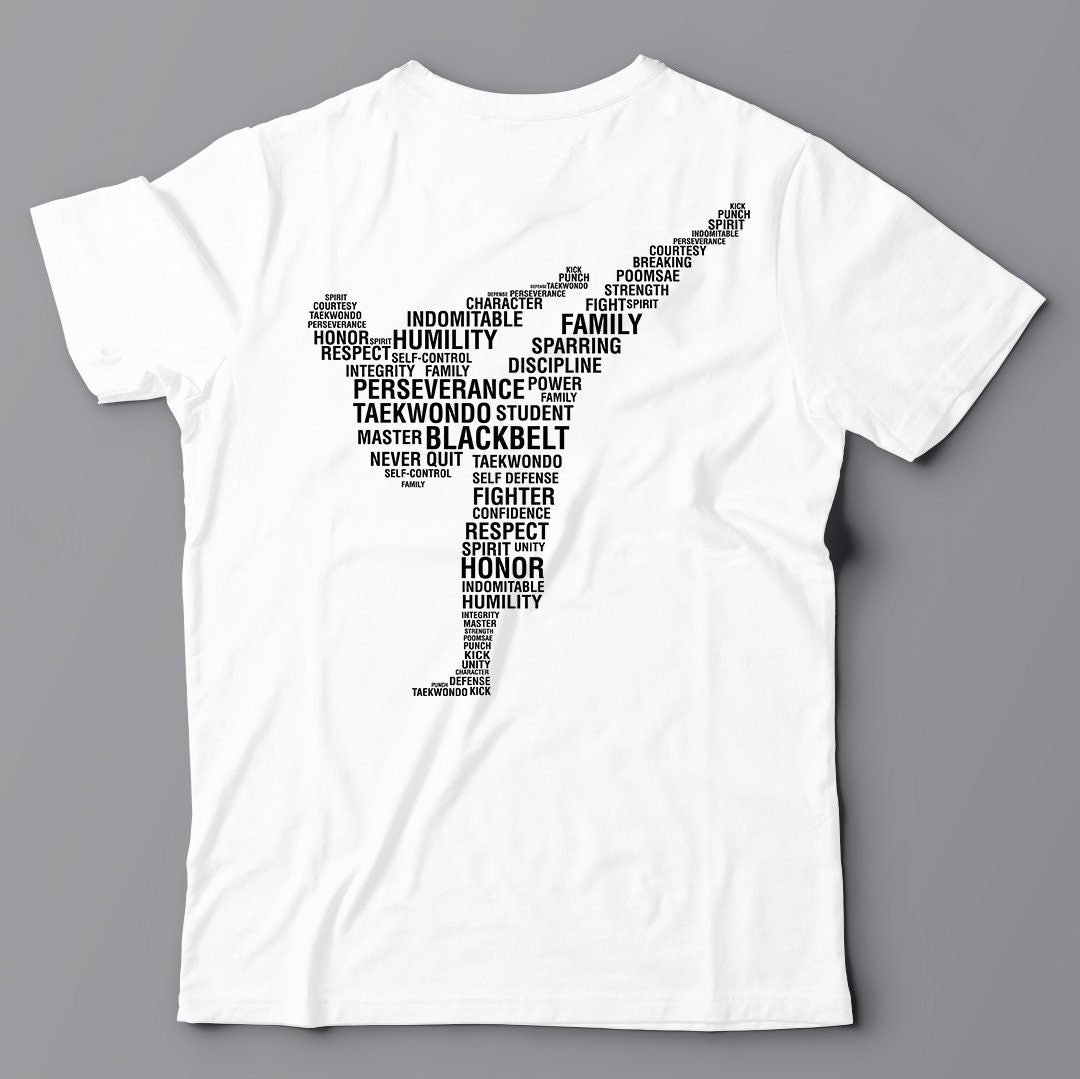 T shirt taekwondo sale