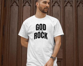 God is my Rock T-shirt Design, PNG SVG Files (Digital Download)