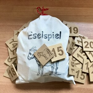 Actie 3 x Ezelspel NIEUW *121 MDF stenen *Handgemaakt met gewenst naamplaatje*