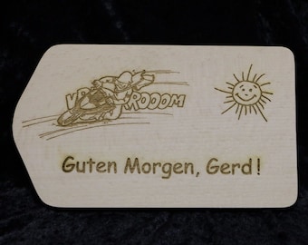 Frühstücksbrettchen Holz, mit Gravur, Schneidbrett-Vesperbrett-Wunschgravur