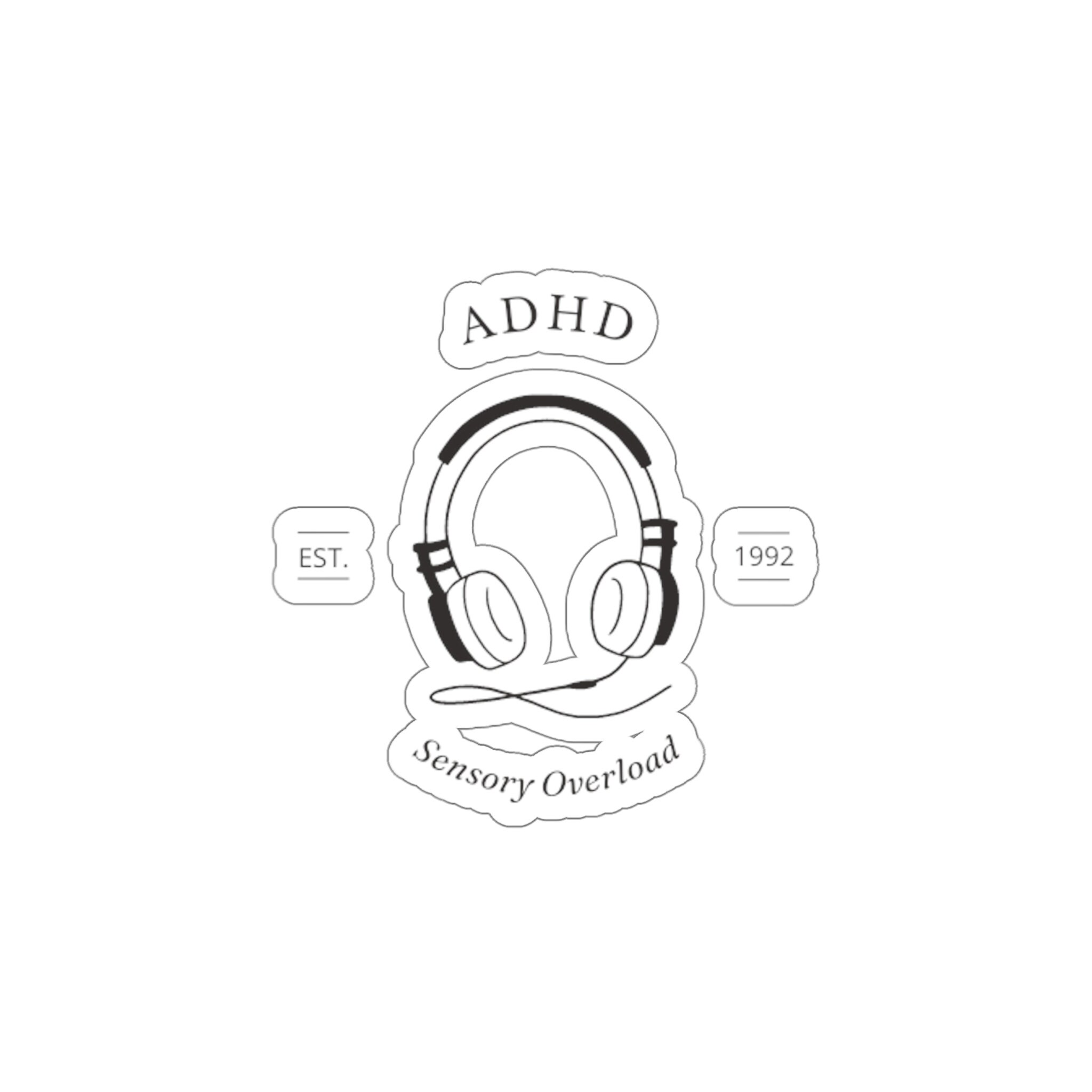 ADHD Sensory Overload Sticker - Etsy