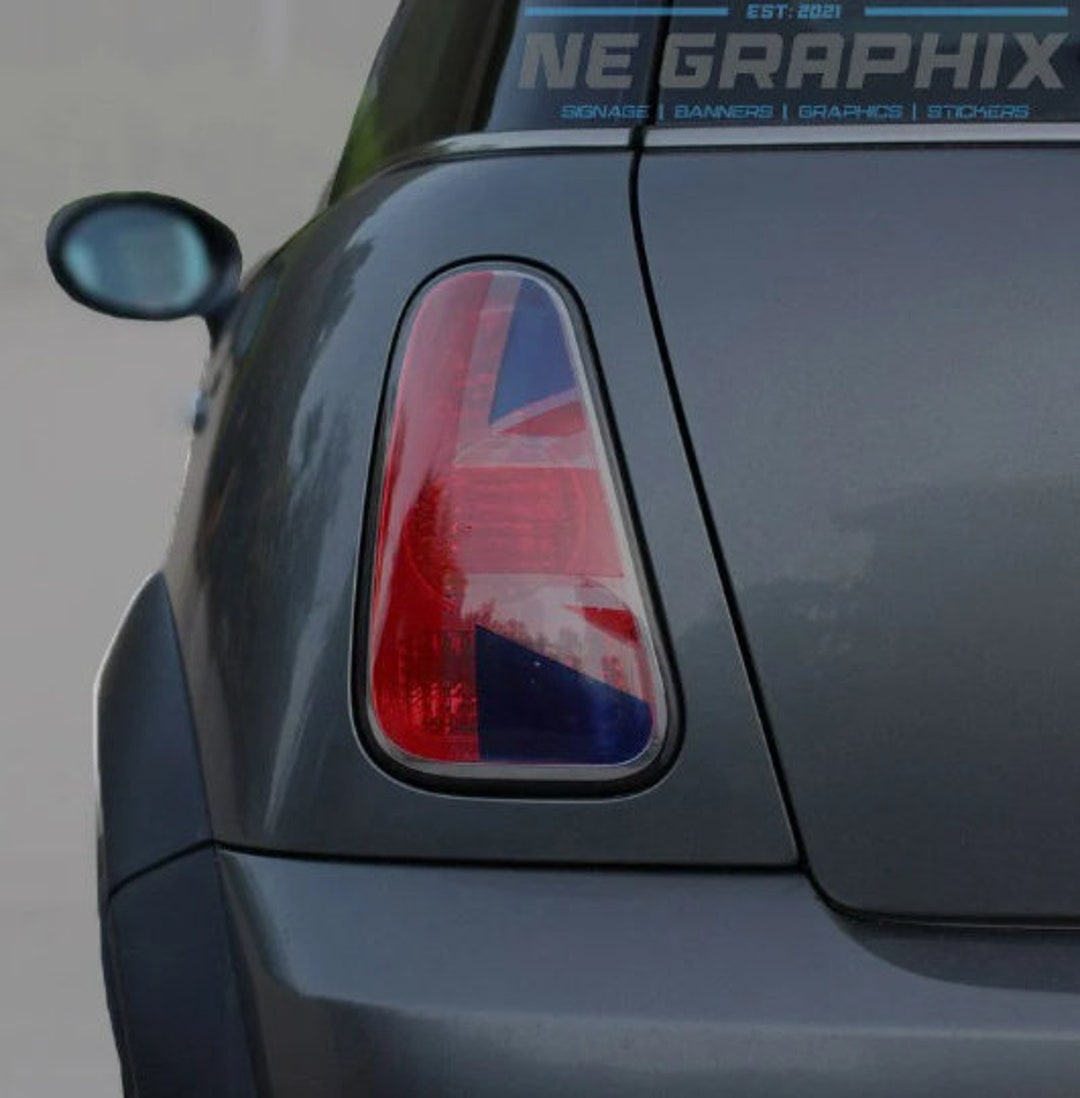 Mini Cooper Union Jack Rear Light Decal Weatherproof Etsy