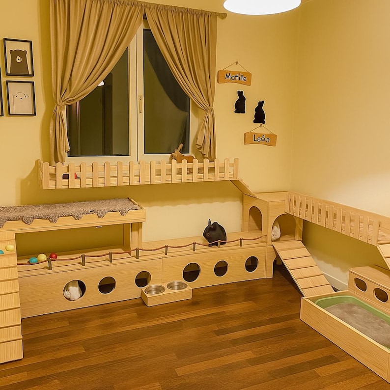 Jennifer’s Custom Castle and Playland – DIY Rabbit Playground & Hideout ...