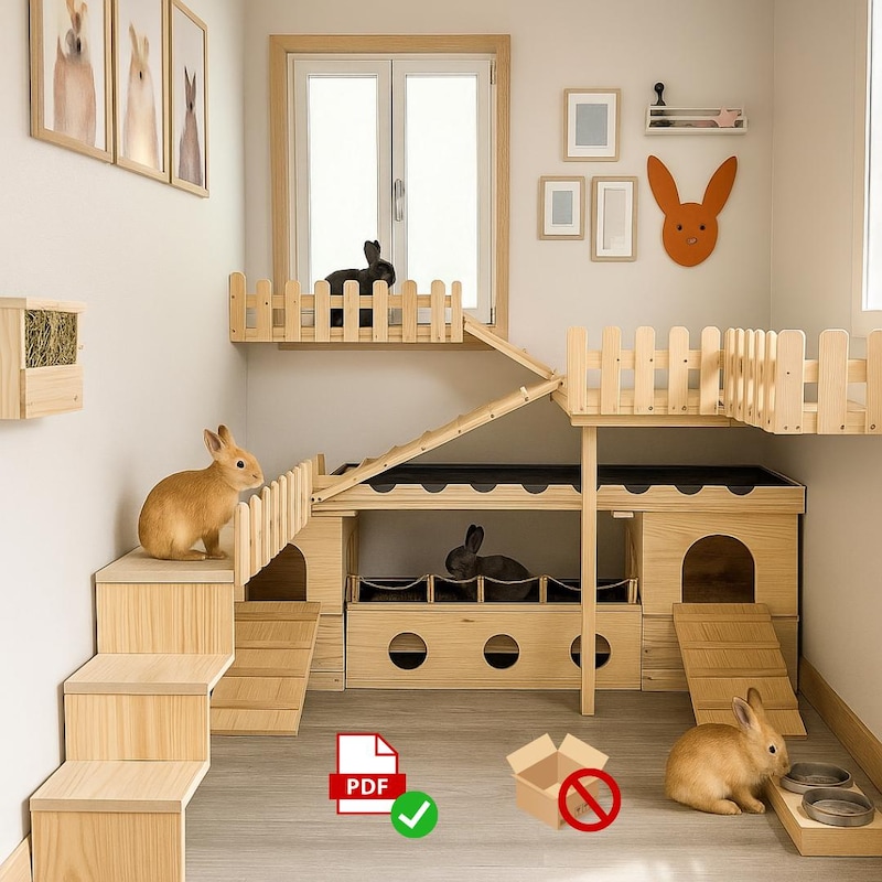 Platforms for Rabbits - Etsy UK