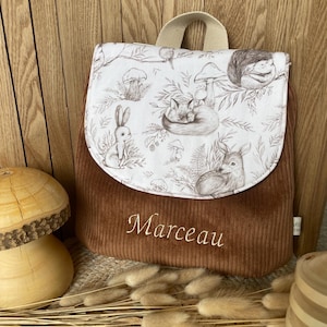 Sac maternelle sac à dos personnalisé Liberty