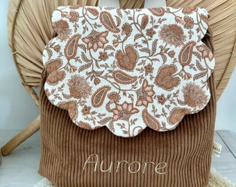 Personalized Boho nursery backpack