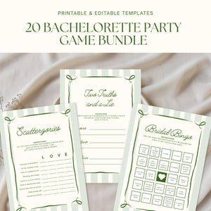 Lot de jeux EVJF fraîchement sorti du marché, jeux nuptiales imprimables, jeux EVJF modifiables jeu adulte EVJF
