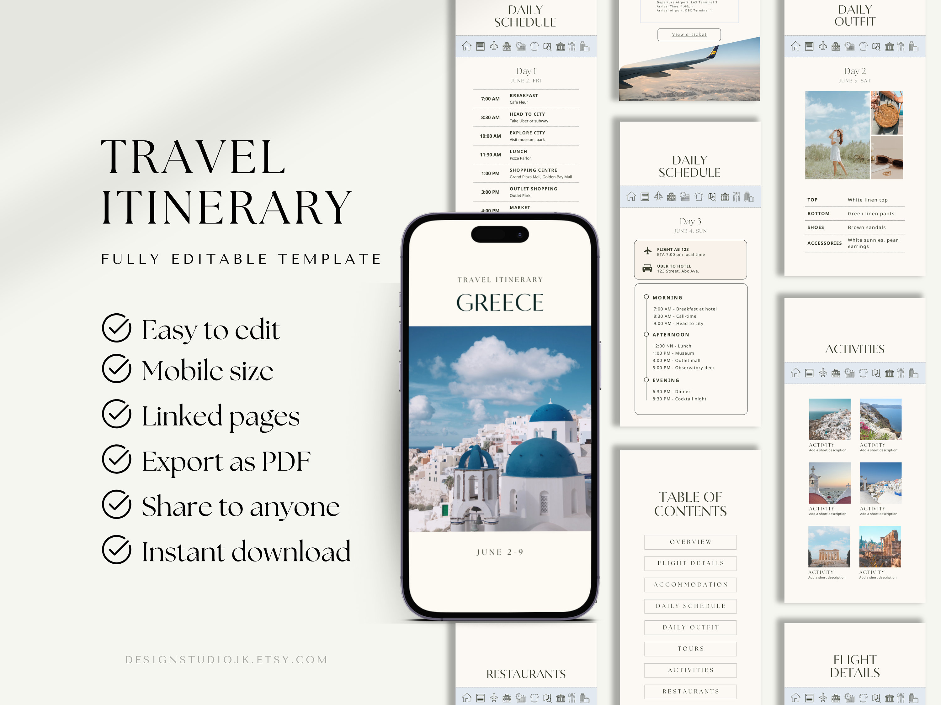 Weekly Travel Booking Planner