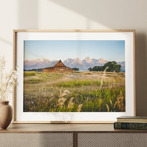 Grand Teton National Park Druck, Wyoming Wandkunst, USA Wild West druckbare Kunst, Reise Fine Art Fotografie, DIGITAL DOWNLOAD