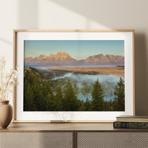 Grand Teton National Park Druck, Wyoming Wandkunst, USA Wild West druckbare Kunst, Reise Fine Art Fotografie, DIGITAL DOWNLOAD