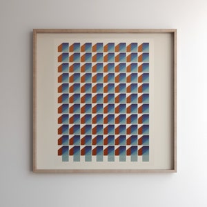 Mid Century Modern Geometric Print: Abstract Nordic Wall Art (Digital Download)
