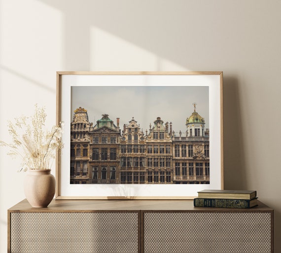 Brussels Grand-Place Photography Print: Belgium Europe Travel Art (Digital Download)