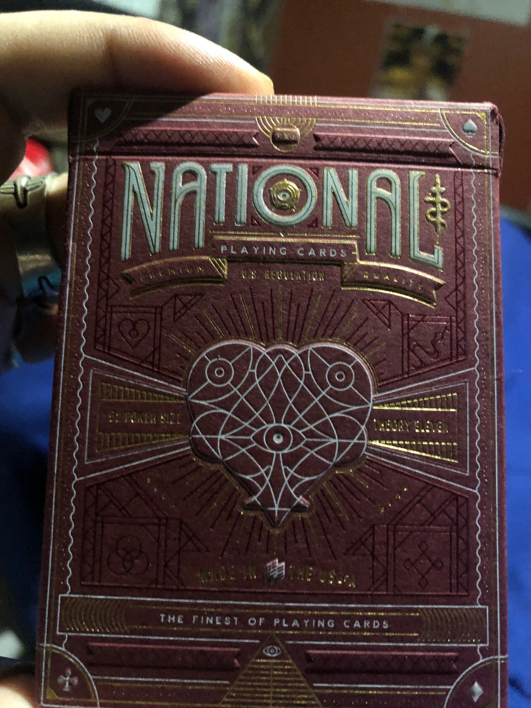 One Playing Card Reading National Deck Etsy