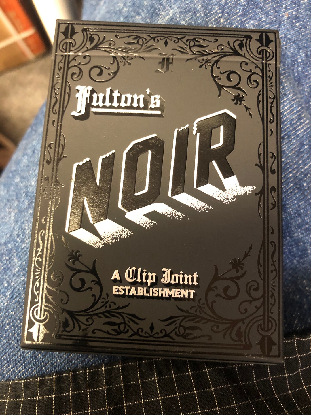 One Playing Card Deck Reading NOIR Deck Etsy