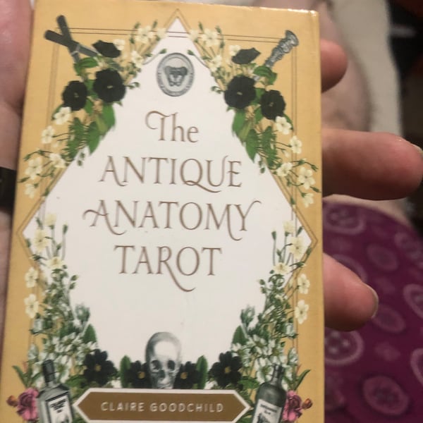 One Question  Antique Anatomy Tarot Deck Reading