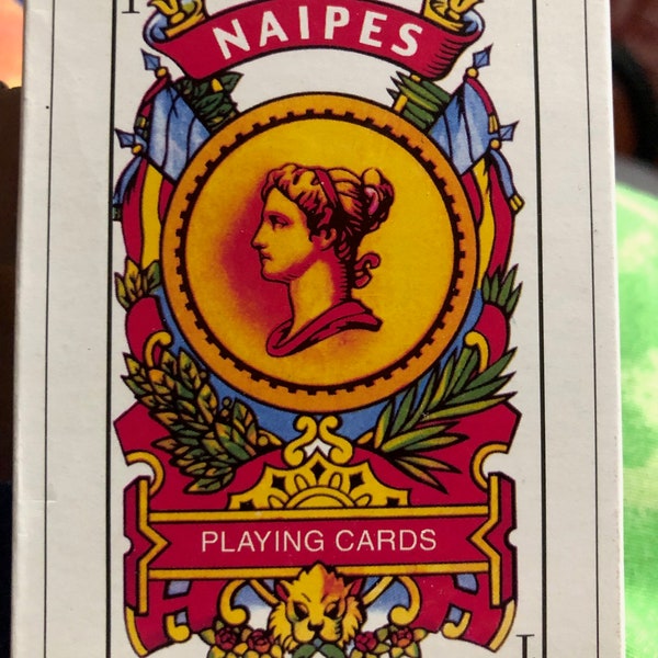 EXOTIC - One Spanish Playing Card Deck Reading : The CARTAS BRAJAS Naipes deck