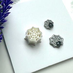 Spider Web Halloween Clay Cutter - Polymer clay Tools - Jewellery Tools - Earring making - Clay Tools