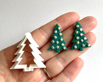 Christmas Tree clay cutter - Polymer clay Tools - Jewellery Tools - Earring making - Clay Tools