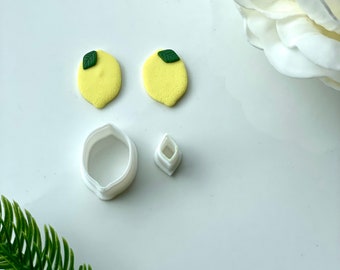 Leaf & micro leaf clay cutters - polymer clay cutter - earring jewellery tool - fruit cutter