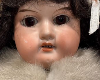 Antique Armand Marseille Bisque Porcelain Doll - Floradora, 1800s