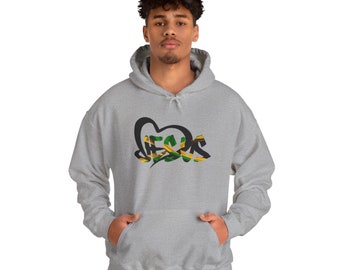 JAMAICANS LOVE JESUS - Unisex Heavy Blend™ Hooded Sweatshirt