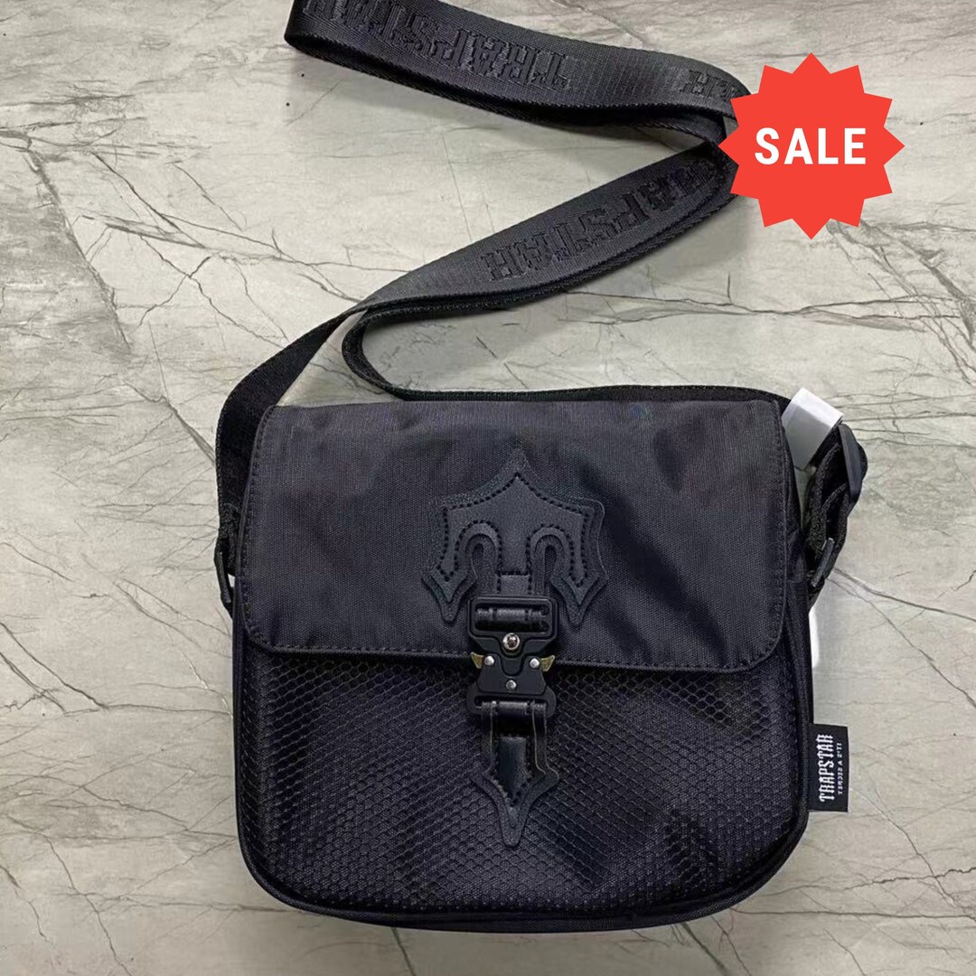 Vintage Black Trapstar Shoulder Bag Luxury Men's Designer Etsy