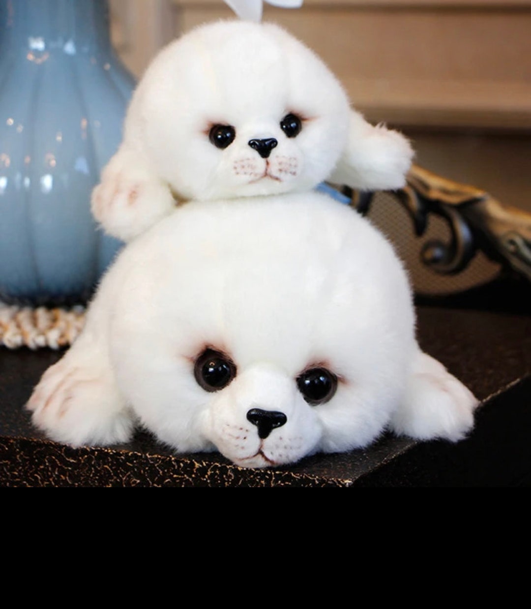 Soft Cute Seals Plush Etsy