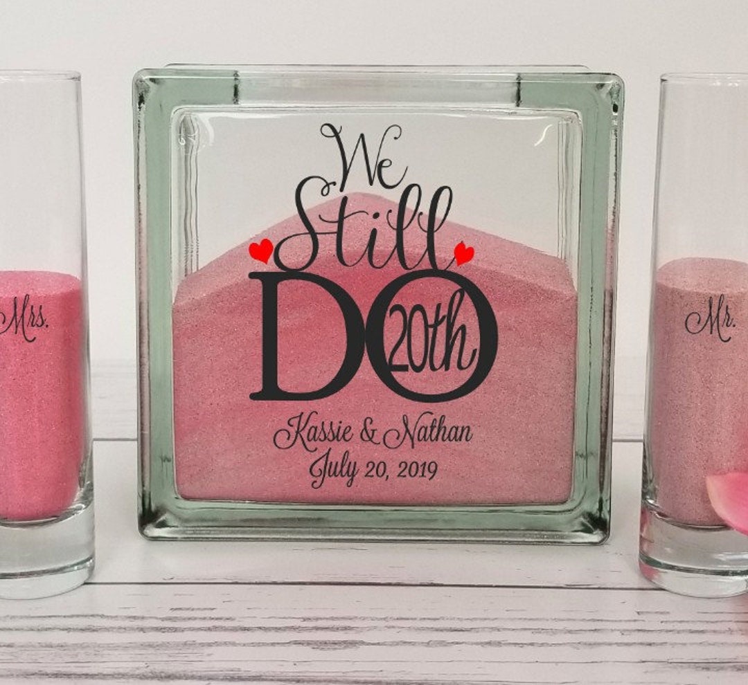 Sand Ceremony Set Unity Sand Vase Blended Wedding Wedding Etsy