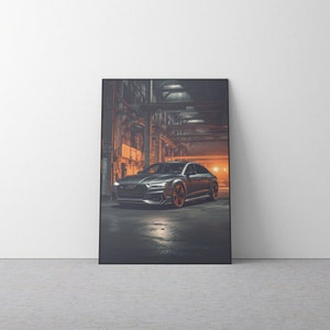 Audi RS 7 Poster: Lose Yourself in Speed, Find Your Automotive Soul - Perfect Gift for Car Enthusiasts and Audi Lovers