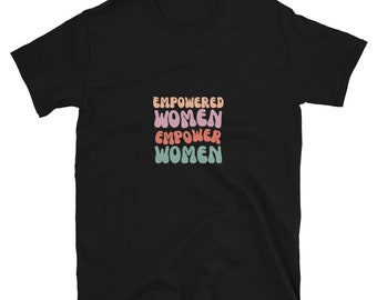 Unisex short-sleeved sweater- empowered woman empower women
