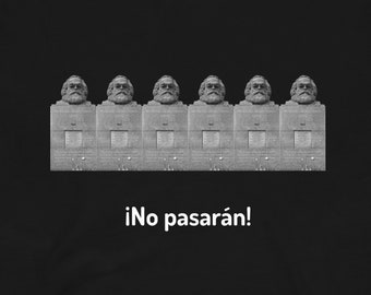 No Pasarán T-shirt with Karl Marx Graves