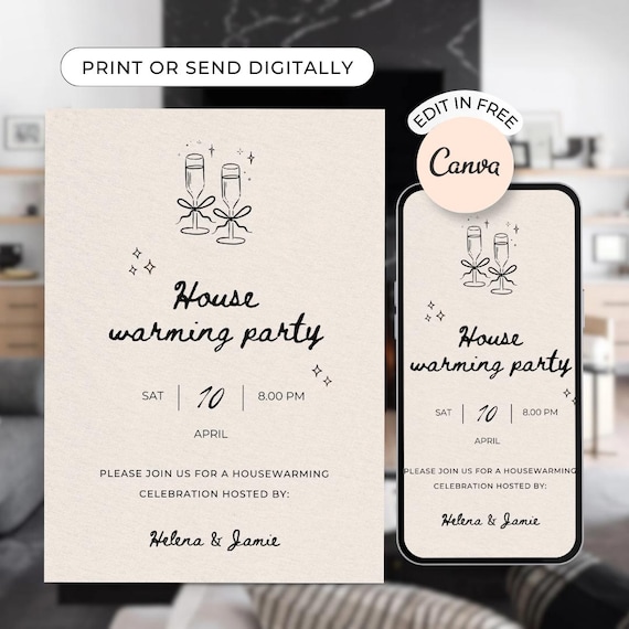 Animated House Warming Invitation