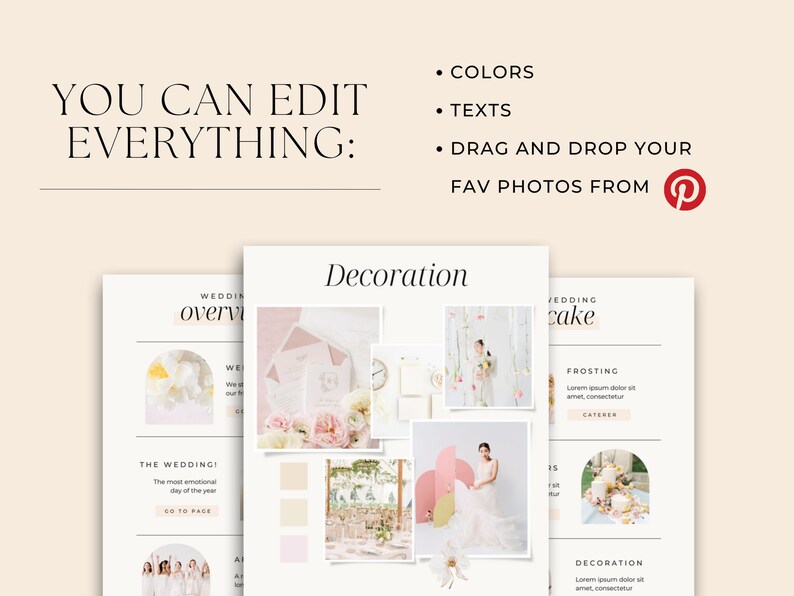 Vision board template