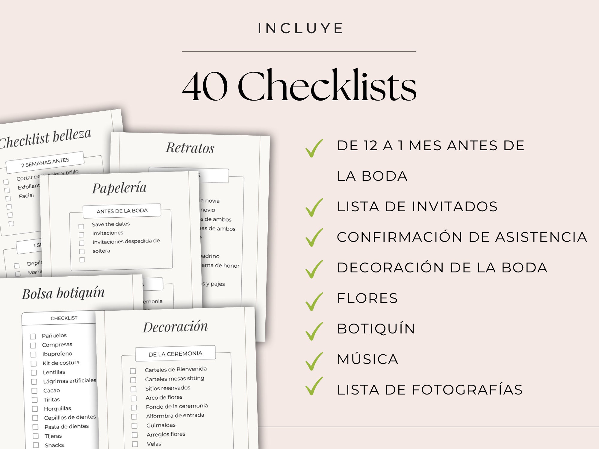 Planificador De Boda 2024 - 2025 PDF. Agenda De Boda Imprimible