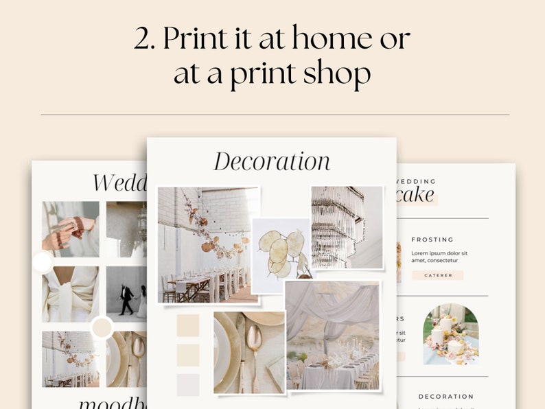 Vision board template