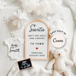 December pregnancy announcement digital Christmas pregnancy announcement digital, Gender Neutral baby reveal announcement digital template