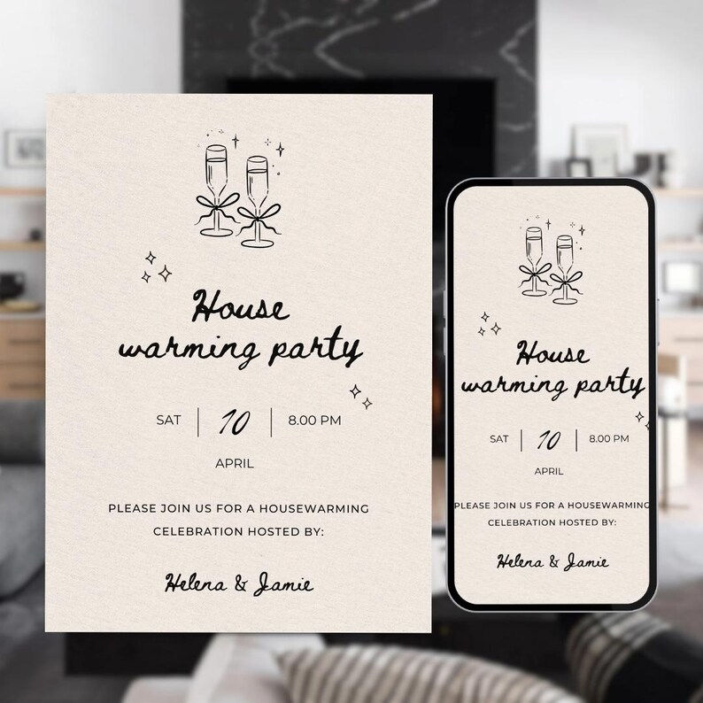 Animated Housewarming Invitation, New Home Party (digital Download) - Etsy