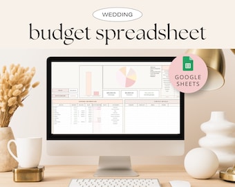 Wedding Budget Template, Google Sheets Budget Tracker (Digital Download)