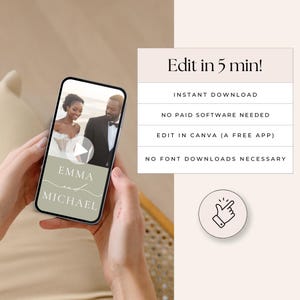 Digital Wedding Invitation with envelope opening Hochzeitseinladung digital Wedding invitation Video Save the Date Animated save the date