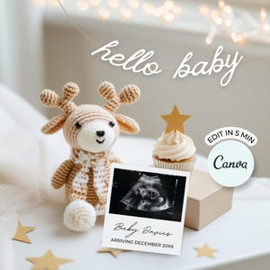 Einfache Schwangerschaftansage Digital Weihnachten Schwangerschaftansage Dezember Schwangerschaftsankündigung digital Winter Baby offenbaren