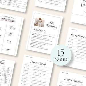 Wedding Timeline template